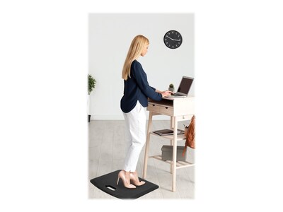 Mount-It! Anti-Fatigue Mat, 18" x 22", Black (MI-7160)