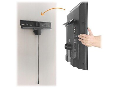 Mount-It! No Stud Fixed Wall TV Mount, 110 lbs. Max. (MI-376)