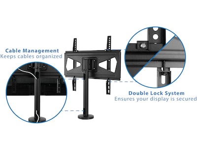 Mount-It! Bolt Down Desk TV Mount, 110 lbs. Max. (MI-854)