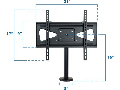 Mount-It! Bolt Down Desk TV Mount, 110 lbs. Max. (MI-854)