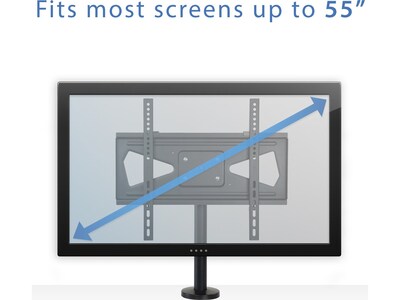 Mount-It! Bolt Down Desk TV Mount, 110 lbs. Max. (MI-854)