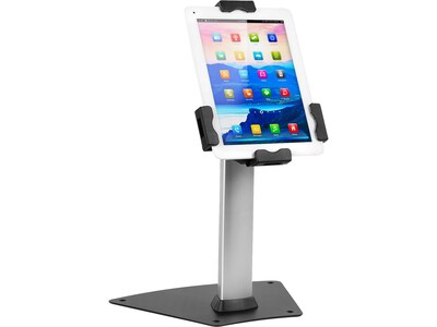 Mount-It! Universal Adjustable Anti-Theft iPad Desk/Table Mount, Black/White (MI-3785)
