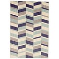 Mohawk Home Bayside Corey Stripe Aqua Rug (797786013156)