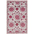 Mohawk Home Strata Suzani Sophisticate Hot Pink Rug (797786017963)
