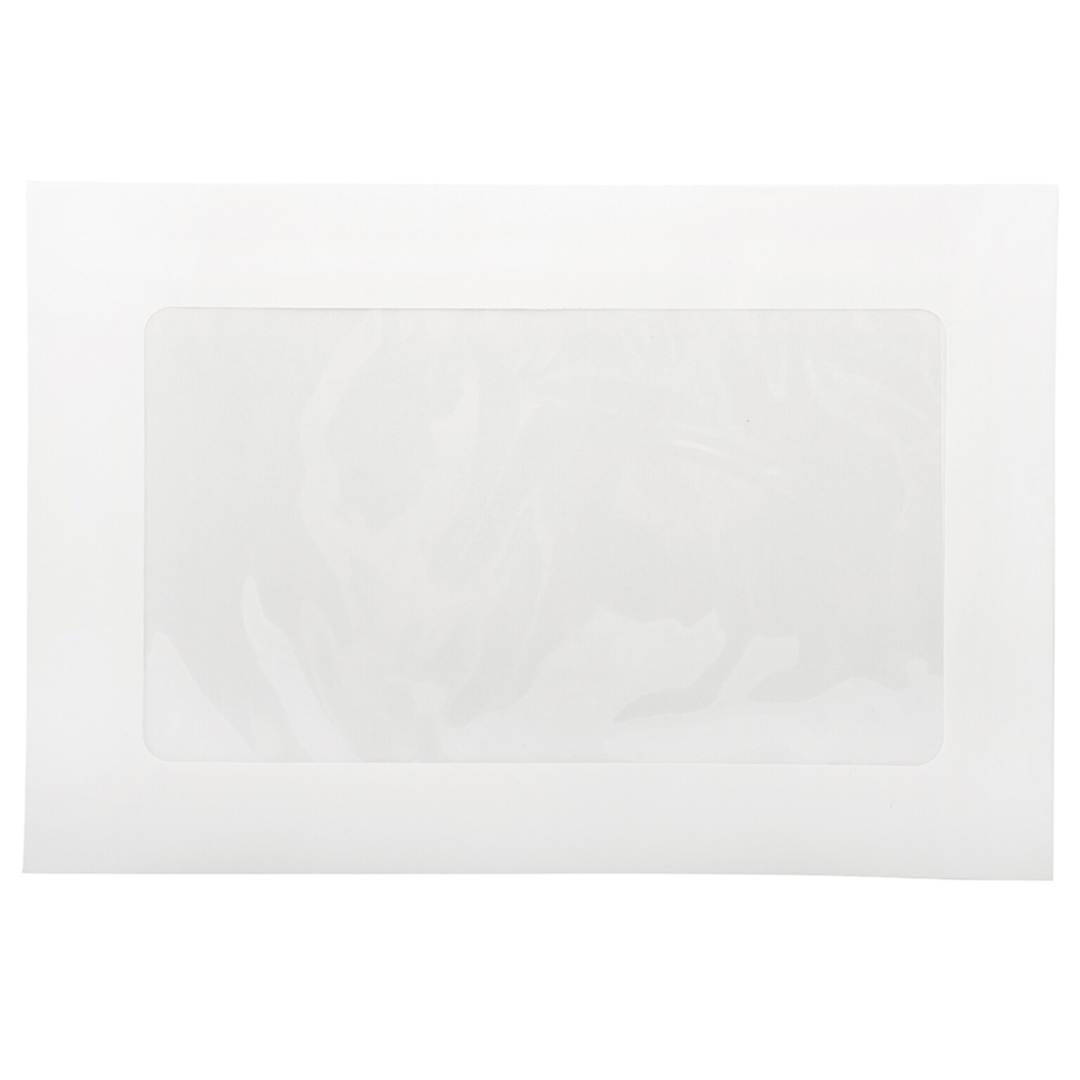 JAM Paper Window Envelope, 6 x 9, White, 100/Pack (0223933B)