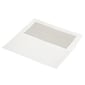 JAM Paper A9 Foil Lined Invitation Envelopes, 5.75 x 8.75, White with Ivory Foil, 50/Pack (532412546I)