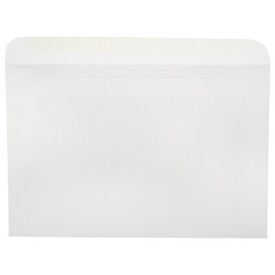 JAM Paper 6 x 9 Booklet Commercial Window Envelopes, White, 25/Pack (223933)