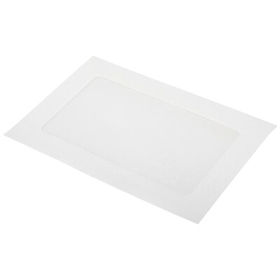 JAM Paper Window Envelope, 6" x 9", White, 100/Pack (0223933B)