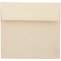JAM Paper 8.5 x 8.5 Square Invitation Envelopes, Cream Opaque, Bulk 250/Box (MOOP517H)