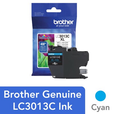 Brother LC3013C Cyan High Yield Ink Cartridge  (LC3013C)