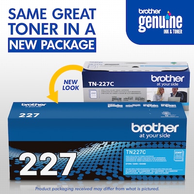Brother TN-227 Cyan High Yield Toner Cartridge (TN227C)