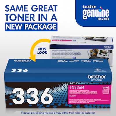 Brother TN-336 Magenta High Yield Toner Cartridge (TN336M)