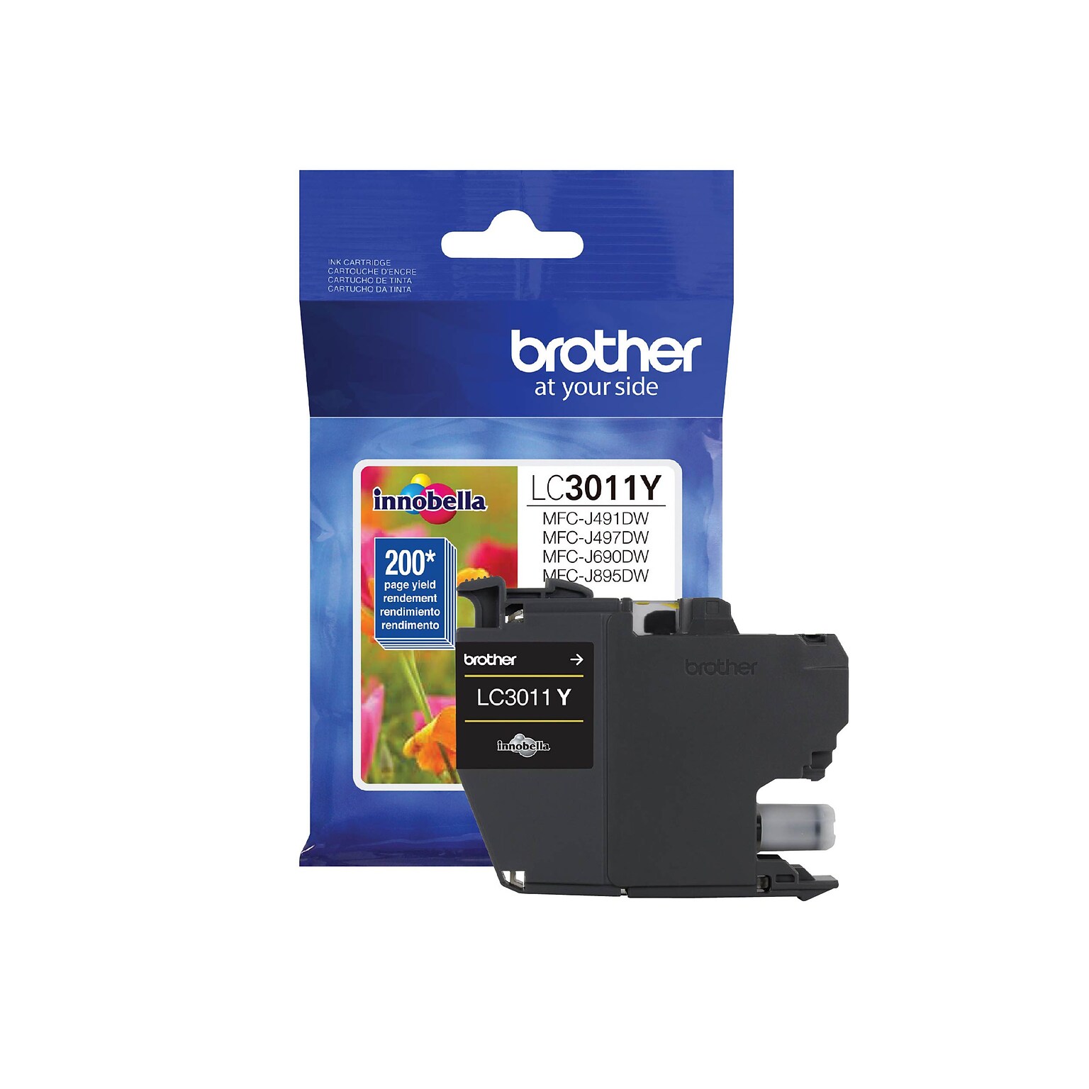 Brother LC3011Y Yellow Standard Yield  Ink Cartridge