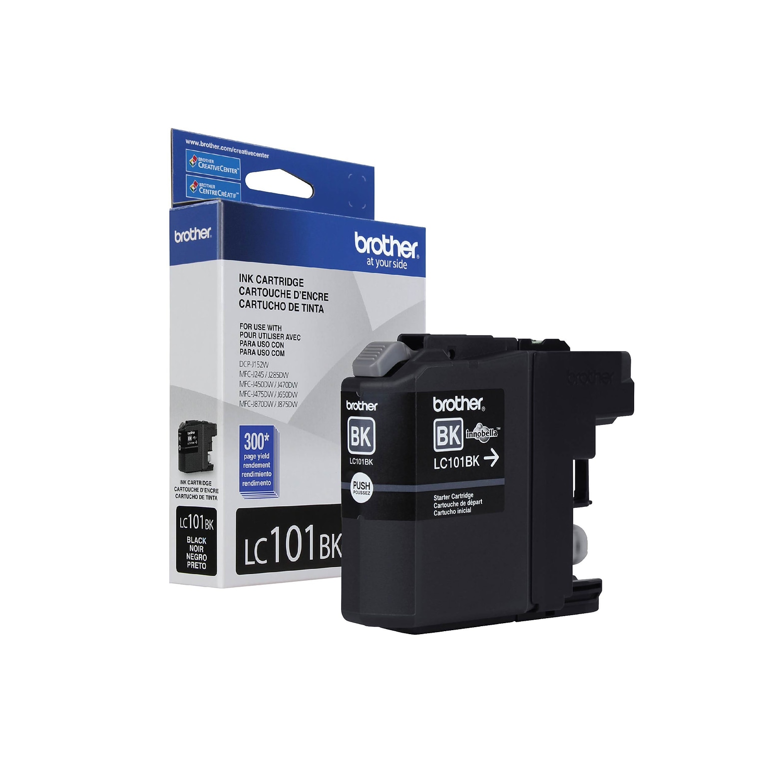 Brother LC101BK Black Standard Yield Ink Cartridge