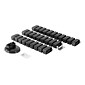 Mount-It! ABS Plastic Cable Organizer System, 50.5", Black (MI-7280)