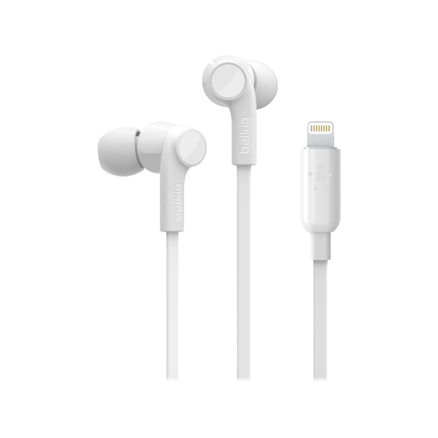 Belkin ROCKSTAR Stereo Headphones, White (G3H0001btWHT)