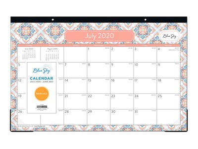 2020-2021 Blue Sky 11 x 17 Desk Pad Calendar, Lilou, Multicolor (119486)