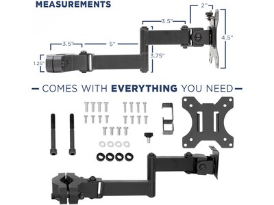 Mount-It! Full-Motion Truss/Pole TV Mount, 17.6 lbs. Max. (MI-391)