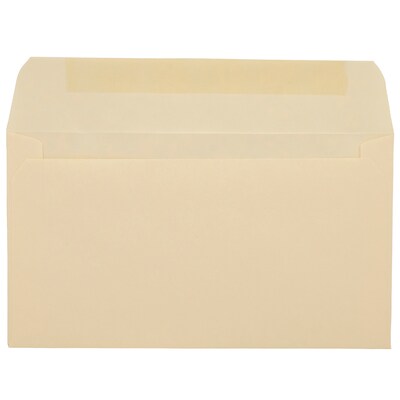 JAM Paper #6 3/4 Business Envelope, 3 5/8 x 6 1/2, Ivory, 25/Pack (357612640B)