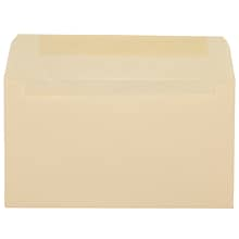 JAM Paper #6 3/4 Business Envelope, 3 5/8 x 6 1/2, Ivory, 250/Box (357612640H)