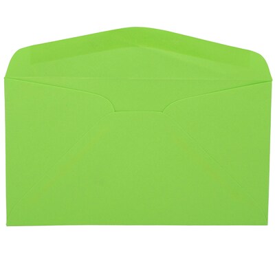 JAM Paper #6 3/4 Business Envelope, 3 5/8" x 6 1/2", Light Green, 50/Pack (457611417I)