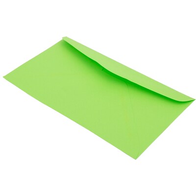 JAM Paper #6 3/4 Business Envelope, 3 5/8" x 6 1/2", Light Green, 50/Pack (457611417I)