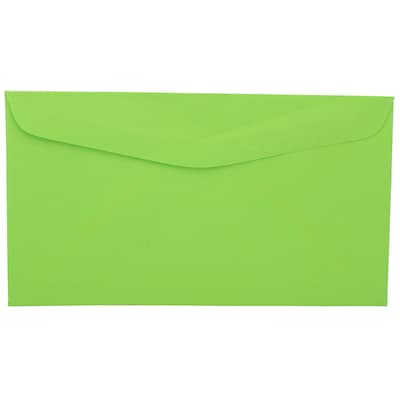JAM Paper #6 3/4 Business Envelope, 3 5/8 x 6 1/2, Light Green, 50/Pack (457611417I)