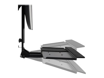 Mount-lt! Adjustable Monitor and Keyboard Wall Mount, Up to 32", Black (MI-7919)