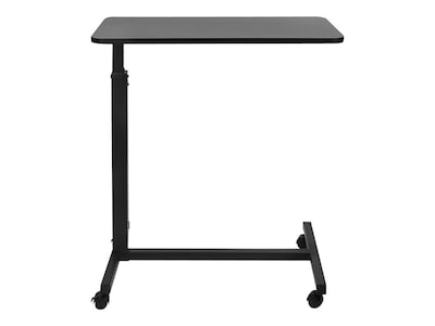 Mount-It! Rolling Overbed Table, Black (MI-7987)