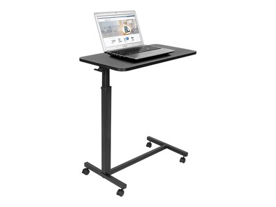 Mount-It! Rolling Overbed Table, Black (MI-7987)