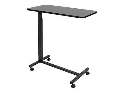 Mount-It! Rolling Overbed Table, Black (MI-7987)