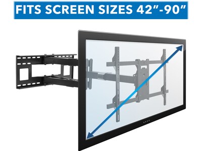 Mount-It! Full-Motion TV Wall Mount, 176 lbs. Max. (MI-392)