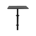 Mount-It! 24 Wall Mounted Sit & Stand Desk, Black (MI-7989)