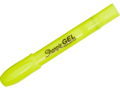 Sanford® Sharpie Gel Highlighter, Fluorescent Yellow (1780474)