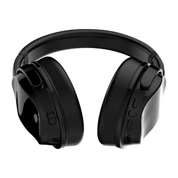 Wicked Audio HUM 1000 Wireless Bluetooth Stereo Headphones, Black (WI-BTNC1000)