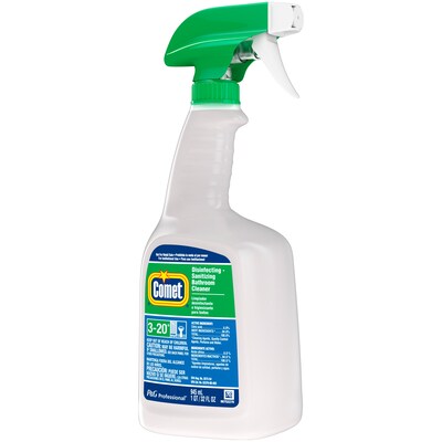 Comet Professional Multi Purpose Disinfecting - Sanitizing Liquid Bathroom Cleaner Spray, 32 fl oz (Case of 8)