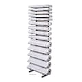 Brookside Design Vis-i-Rack High Capacity 13 Bin Blueprint Roll File Storage Rack, Textured Black (V