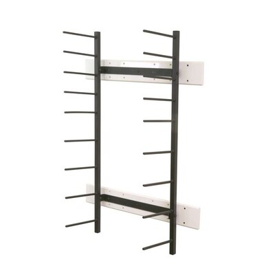 Brookside Design Vis-i-Rack 44"H High Capacity Blueprint Storage, Textured Black (VRW46)