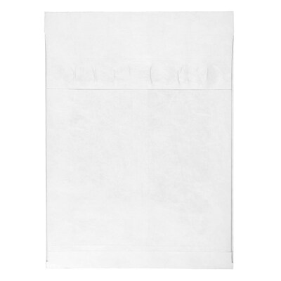 JAM Paper Peel & Seal Open End Catalog Envelope, 12" x 15", White, 100/Pack (376634186B)