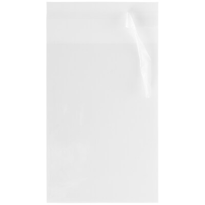 JAM Paper Cello Sleeves with Peel & Seal Closure, A10, 6.25 x 9.625, Clear, 100/Pack (A10CELLO)