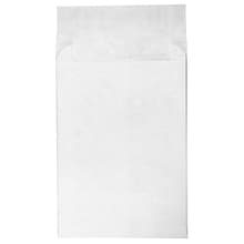 JAM Paper Peel & Seal Open End Catalog Envelope, 12 x 15, White, 100/Pack (376634186B)