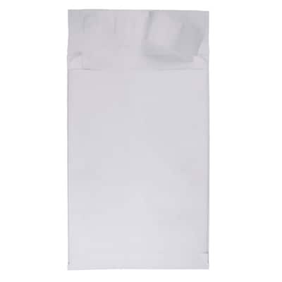 JAM Paper Peel & Seal Open End #13 Catalog Envelope, 10" x 13", White, 100/Pack (376634184B)