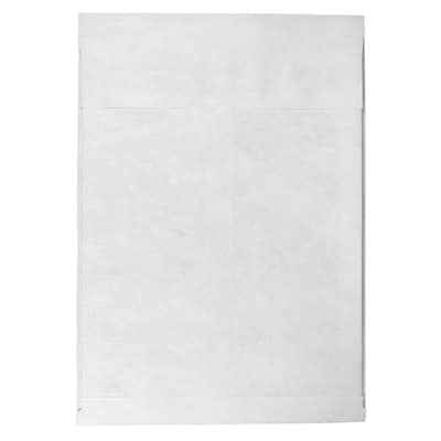 JAM Paper Peel & Seal Open End Catalog Envelope, 12" x 16" , White, 100/Pack (376634187B)