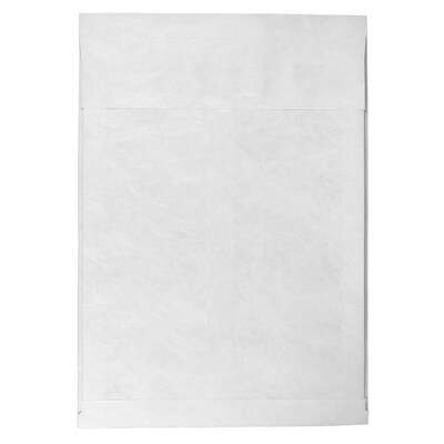 JAM Paper Peel & Seal Open End Catalog Envelope, 12" x 16" , White, 100/Pack (376634187B)