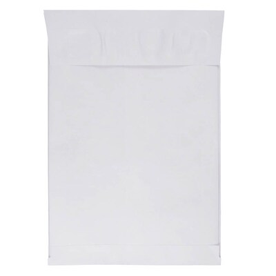 JAM Paper Peel & Seal Open End #13 Catalog Envelope, 10" x 13", White, 100/Pack (376634184B)
