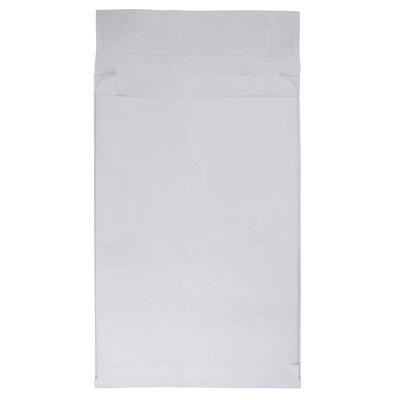 JAM Paper Peel & Seal Open End #13 Catalog Envelope, 10 x 13, White, 100/Pack (376634184B)