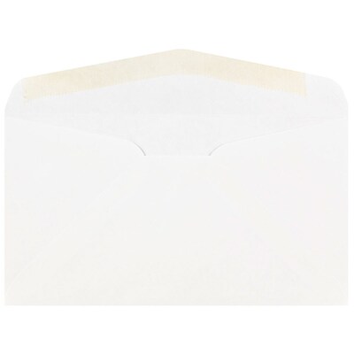 JAM Paper #6 3/4 Business Envelope, 3 5/8" x 6 1/2", White, 1000/Carton (01633983B)