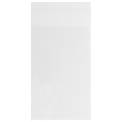 JAM Paper Cellophane Envelope with Peel & Seal Closure, A10, 6.25 x 9.625, Clear, 100/Pack (A10CELLO)