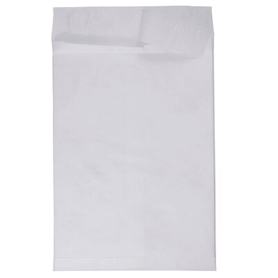 JAM Paper Peel & Seal Open End #13 Catalog Envelope, 10 x 13, White, 100/Pack (376634183B)