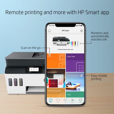 HP Smart Tank Plus 651 Wireless Color Inkjet All-in-One Printer and Fax (7XV38A#B1H)